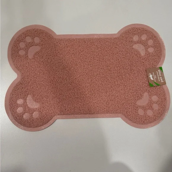 Pink Pet Paw Print Mat - Picture 3 of 3
